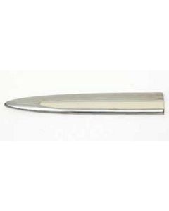 Chevy Door Molding, Stainless Steel, Left, Lower, 2-Door Hardtop & Convertible, Bel Air, 1955