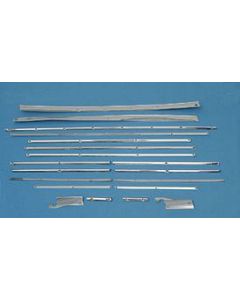 Chevy Cargo Trim Set, Stainless Steel, Nomad, Driver Quality, 1955-1957