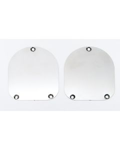 Chevy Shock Covers, Stainless Steel, Nomad, Wagon, 1955-1957