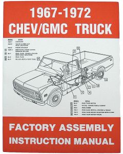 Chevy Or GMC Truck Factory Assembly Manual, 1967-1972