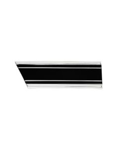 1969-72 Chevy Truck Front Fender Molding With Black Insert Rear Lower Left Custom Sport
