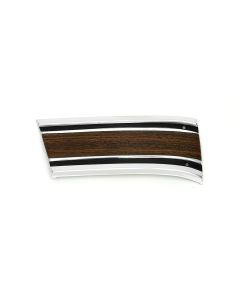 Chevy Truck Fender Molding, With Wood Grain Insert, Front, Lower, Right, Custom Sport, 1969-1972