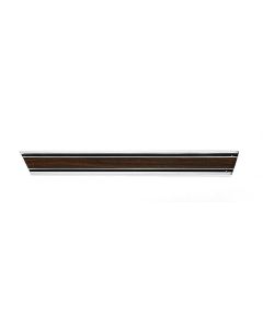Chevy Truck Side Molding, Long Bed, With Wood Grain Insert,Left Rear Lower, 1969-1972