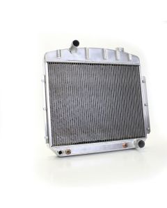 Chevy Truck Aluminum Radiator, With 1-1/4" Tubes, Dual Core, Griffin, 1960-1962
