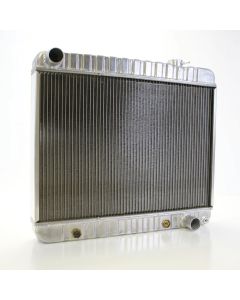 Chevy Truck Aluminum Radiator, With 1" Tubes, Dual Core, Griffin, 1963-1966