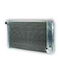 Chevy Truck Aluminum Radiator, With 1-1/4" Tubes, Dual Core, Griffin, 1963-1966