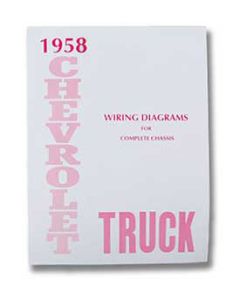 Chevy Truck Wiring Diagram Manual, 1958