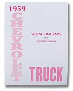 Chevy Truck Wiring Diagram Manual, 1959