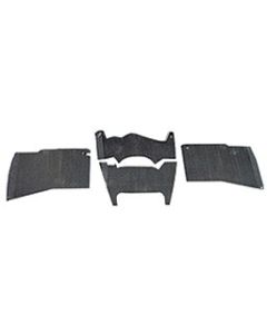 Chevy Truck Floor Insulation, Sound Deadener, With Low Hump, 1967-1969