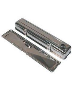 Chevy Truck Valve & Pushrod Side Cover Set, 235ci 6-Cylinder, Chrome, 1954-1962