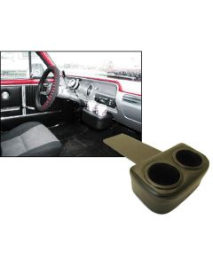 El Camino Drink Holders Plug & Chug, Vinyl, Black, 1964-1965
