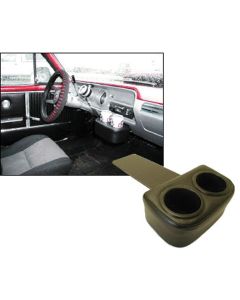 El Camino Drink Holders Plug & Chug, Vinyl, Black, 1968-1969