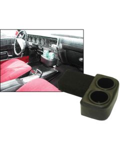 El Camino Drink Holders Plug & Chug, Vinyl, Black, For Ss Dash, 1970-1972