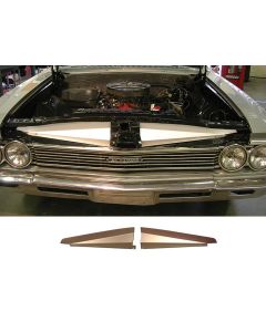 El Camino Core Support Filler Panel, Anodized Aluminum, 1966