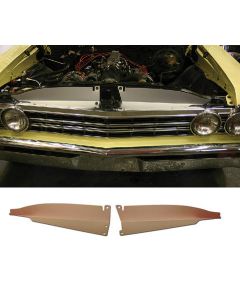 El Camino Core Support Filler Panel, Anodized Aluminum, 1967