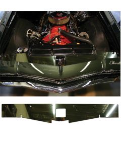 El Camino Core Support Filler Panel, Polished Aluminum, 1968-1969