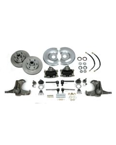 Chevy Truck Disc Brake Kit, Front, With Stock Spindles, 6 Lug, 1963-1970