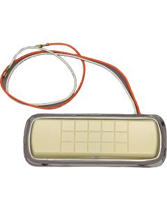 Chevy Truck Dome Light Assembly, Chrome Base, 1955-1959