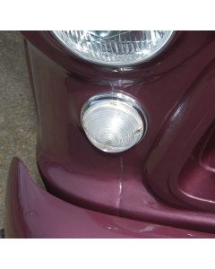 Chevy Truck Parking & Turn Signal Light Assembly, Clear, 1955-1957