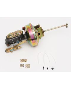 Front Disc & Rear Drum Power Brake Booster Kit,63-66