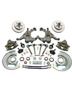 Chevy Truck 5-Lug Disc Brake Kit, With Stock Height Spindles, 1963-1970