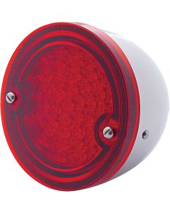 LED Taillight,Assy Clear Lens,Stainless,Hsng,Stepside,60-66