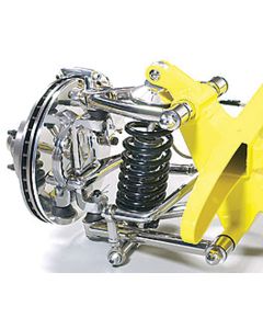 Chevy Truck Independent Front Suspension Kit, Ultra Cruise,With Polished Stainless Steel Control Arms & Power Steering, 1955-1959