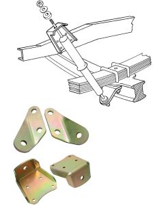 Chevy Truck Shock Brackets, Front, 1947-1955 (1st Series)