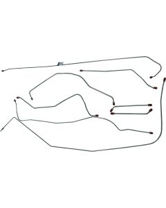 1960-1963 Chevy-GMC Truck Brake Line Kit Short Bed Stainless Steel, 2WD