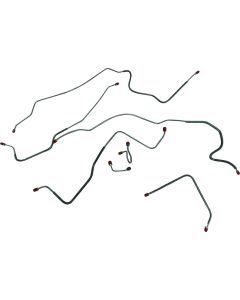 1971-72 Chevy Truck Brake Line Kit Stainless Steel Front Power Disc