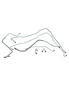 1971-72 Chevy Truck Brake Line Kit Front Power Disc 4-Wheel Drive
