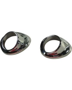 Chevy Truck Wiper Tower Bezels, 1947-1953