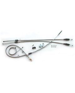 Chevy Truck Parking & Emergency Brake Cable Set, Short Bed,Non TH400, 1967-1968