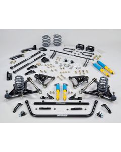 1967-1972 Chevy C10 Truck Total Vehicle Suspension System, Hotchkis, 4" Drop Front-6" Drop Rear,Half-Ton 2WD