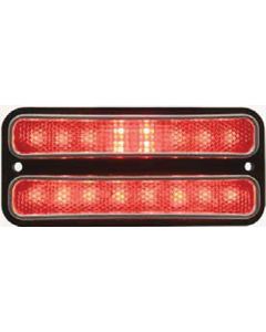 Chevy Truck Side Marker Light, Rear, LED, Red, 1968-1972