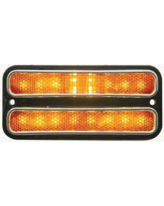 Chevy Truck Side Marker Light, Front, LED, Amber, 1968-1972