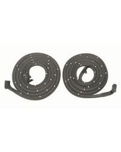 Weatherstrip,Door,w/Molded Ends,2Dr Hdtp/Conv,55-57
