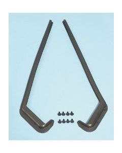 Chevy Weatherstrip, J-Shape, Upper Door Hinge, 1955-1957
