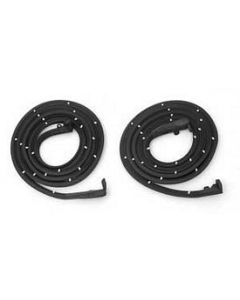 Chevy Weatherstrip, Front Door, With Molded Ends, 4-Door Hardtop, 1956-1957