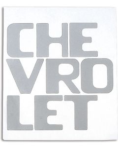 Tailgate Letters,Chrome,Stepside,54-87