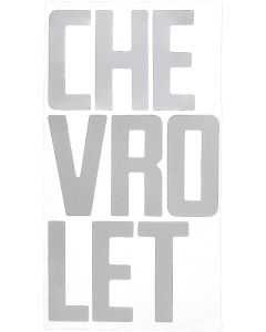 1967-72 Chevy Truck Tailgate Letters Chrome Fleet Side