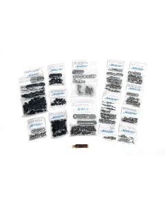 Chevy Truck Cab & Front End Sheet Metal Bolt Kit With BlackOxide Coating, Stainless Steel Hex Head, 1960-1966