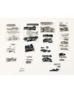 1967-72 S/S Black Hex Head Cab/Front End Sheetmetal Bolt Kit