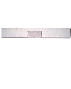 Chevy Truck Fleet Side Smooth Rear Roll Pan With License Plate Box, 1958-1959