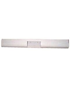 Chevy Truck Fleet Side Smooth Rear Roll Pan With License Plate Box, 1960-1966