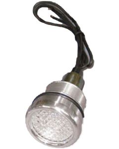 Chevy Truck Bed End Hole Cap, Stepside, With Clear LEDs, 1940-1966