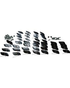 1969-72 Chevy Truck Upper Side Molding Clip Set Fleet Side Short Bed