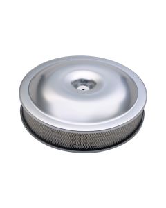 Engine Air Cleaner Kit; Super-Light Series; 14 Inch; Aluminum; Clear; No Logo