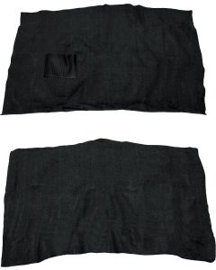 Chevy Carpet Set, 80, 20 Loop, Non-Wagon, Black, 1955-1957