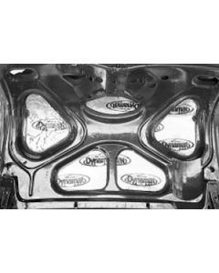 Chevy Trunk Lid Insulation, Dynamat Extreme, 1955-1957
